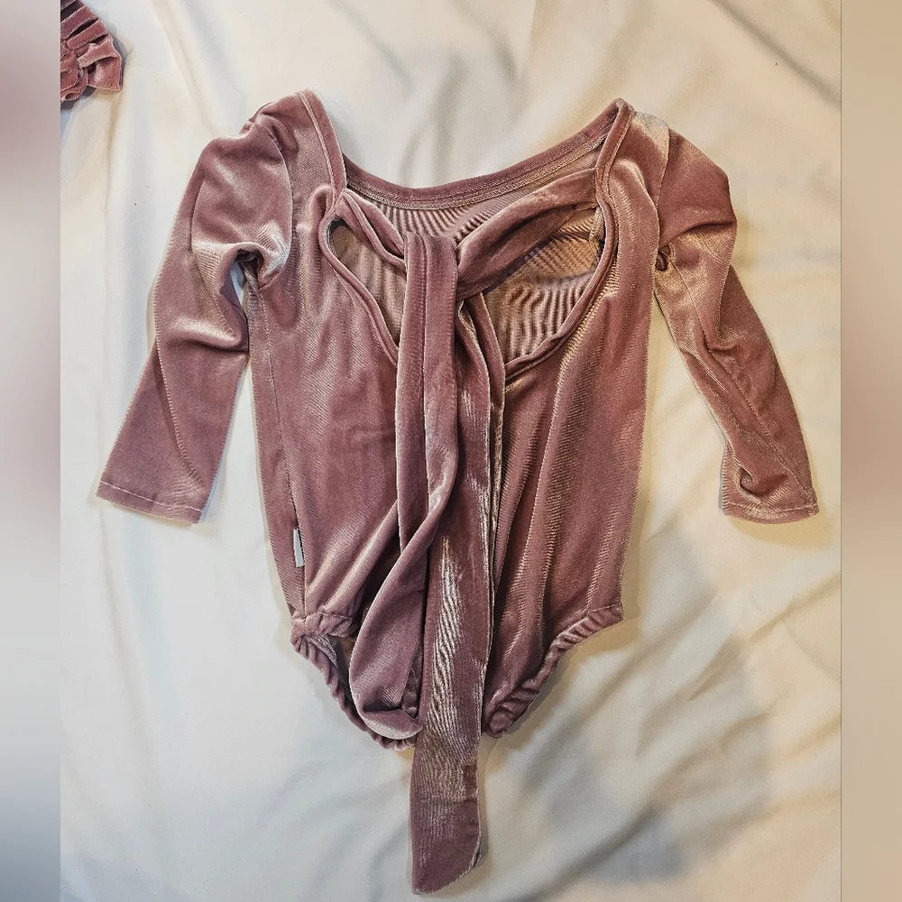 Handmade Two Piece Girls Outfit- Dusty Rose- Bowie And Lou- Size 5